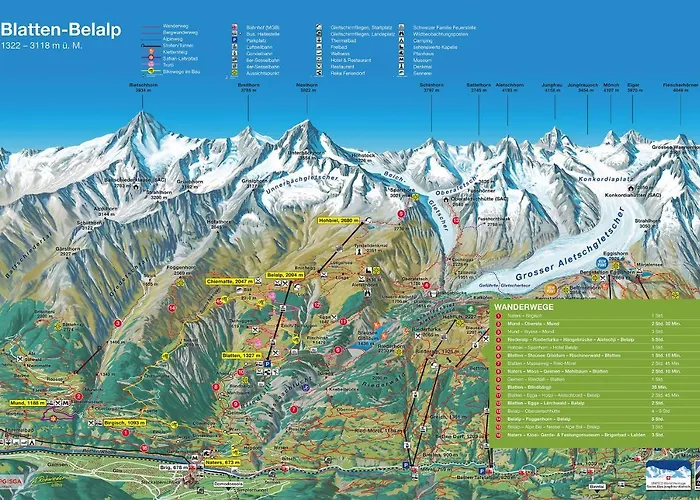Panorama A Apartment Blatten bei Naters