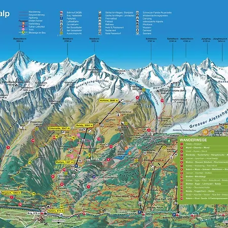 Panorama A Διαμέρισμα Blatten bei Naters